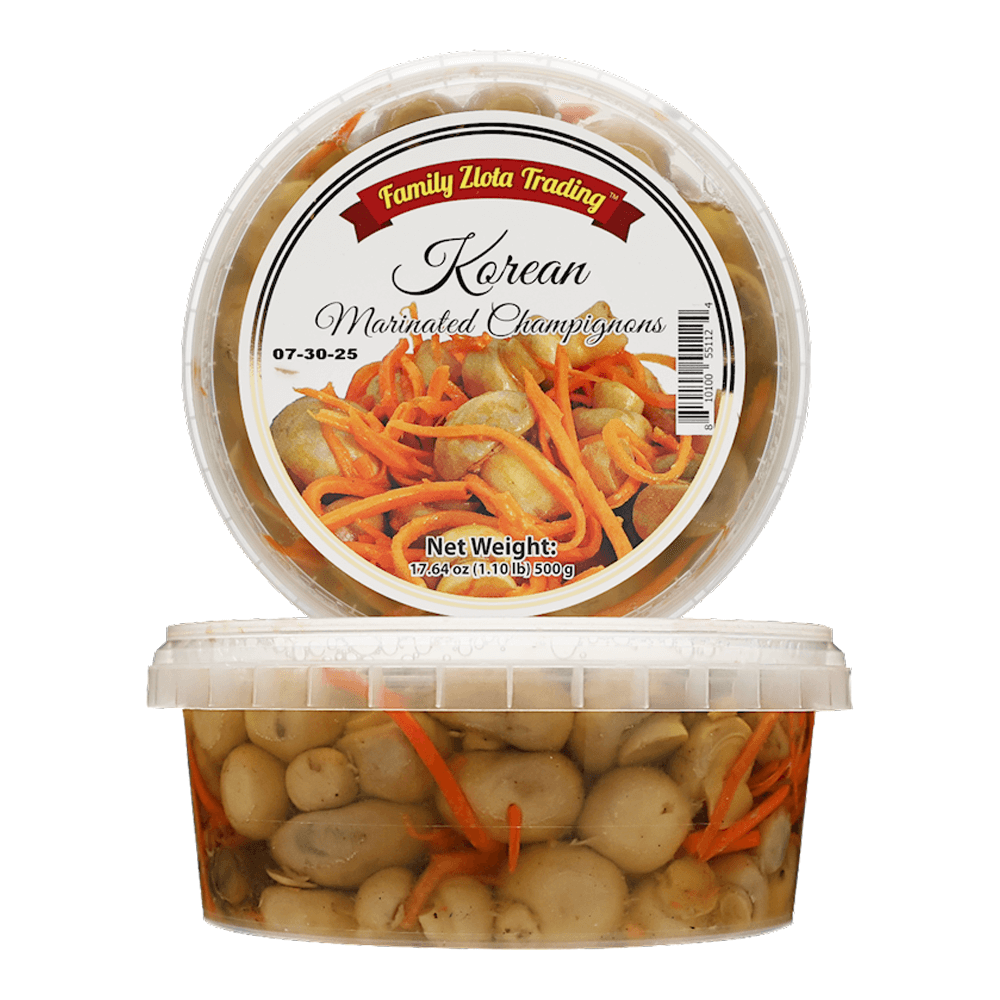 Apetizer Salad Korean Marinated Champignons – 17.64 oz (500gr)